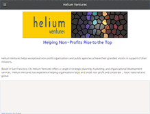 Tablet Screenshot of heliumventures.com